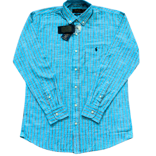 RL Blue Stripes (With Pocket)