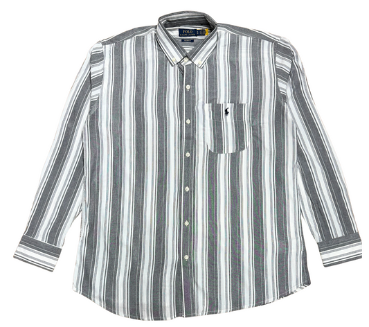 RL Grey Lining Shirt (With Pocket)