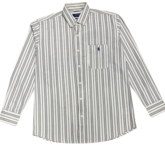 RL Cream Lining Shirt (With Pocket)
